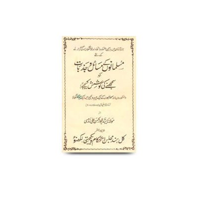 مسلمانوں کے مسائل و جذبات کو سمجھنے کی کوشش کیجئے | musalmaano ke masaaeil wa jazbaat ko samajne ki koshish kijye